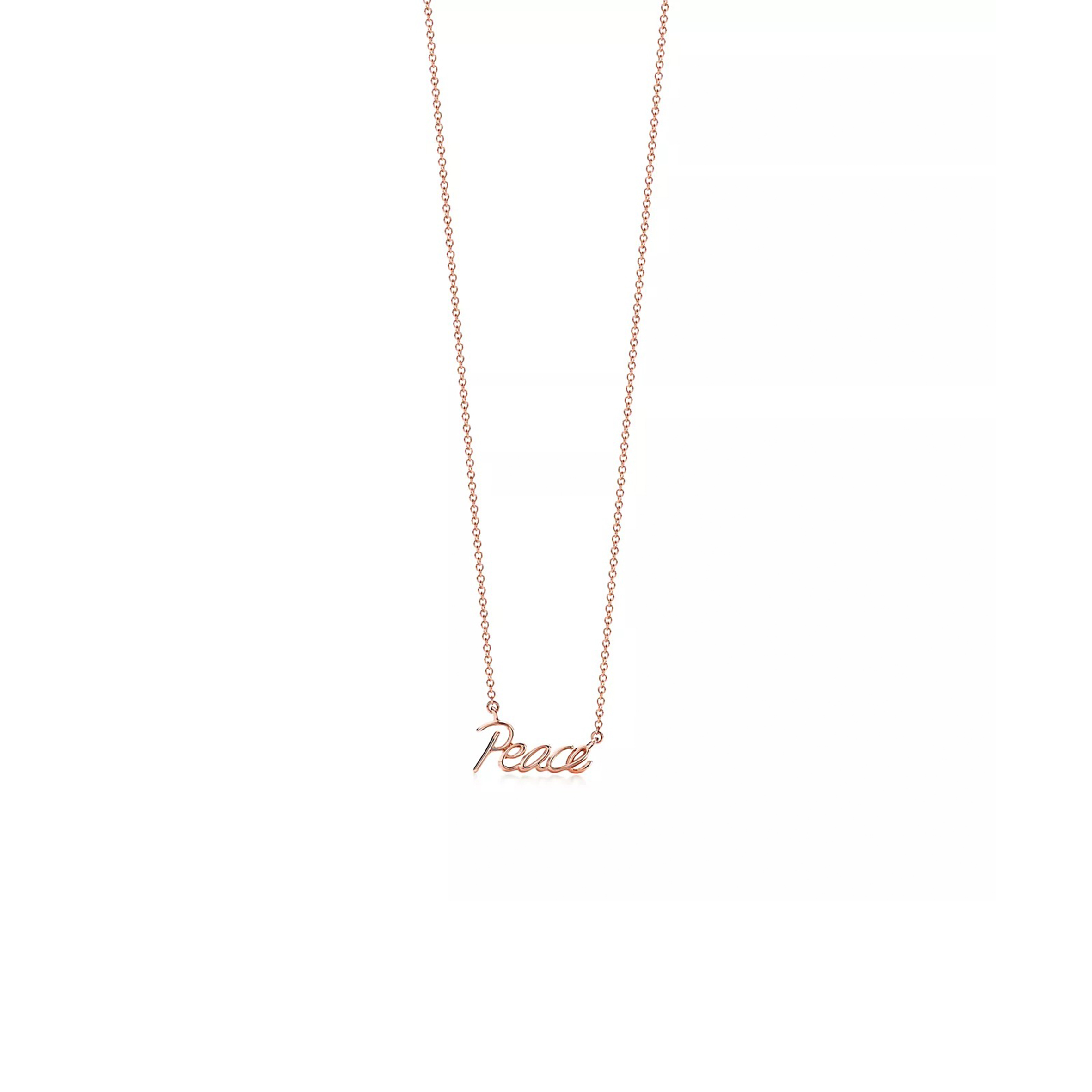 TIFFANY PALOMA'S GRAFFITI PEACE PENDANT 60021567